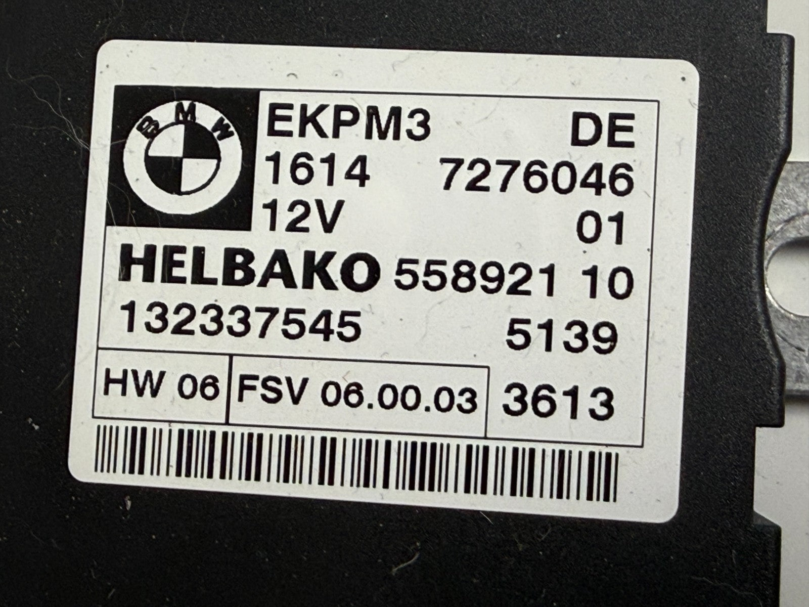 BMW 3 5 6 7 F30 F10 F06 F01 F02 Series Fuel Pump Module Control Unit 7276046