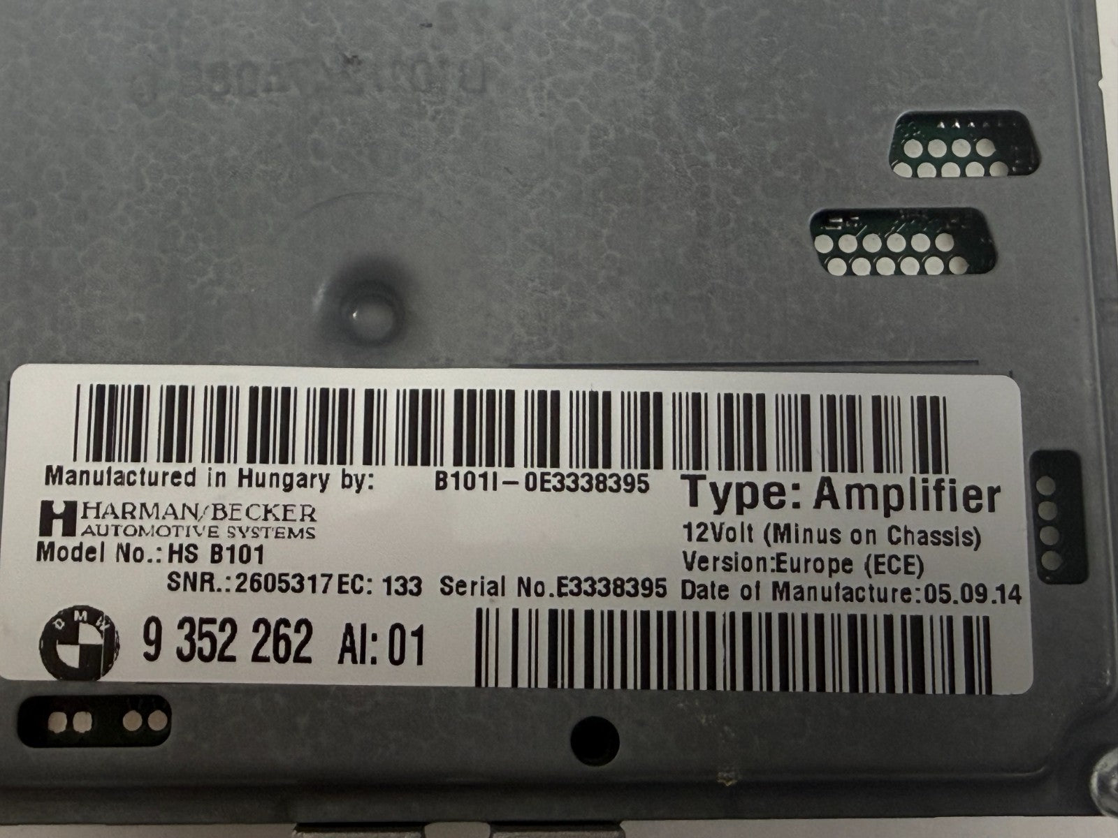 2011-2017 BMW F06 F10 F13 F85 F86 Active Sound Design Amplifier Control Module