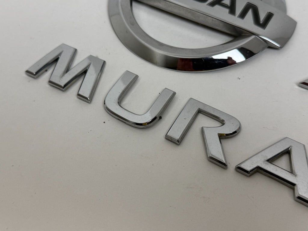 2009-2012 Nissan Murano SL AWD Rear Trunk Emblem Badge Set OEM 90894-1AA0A
