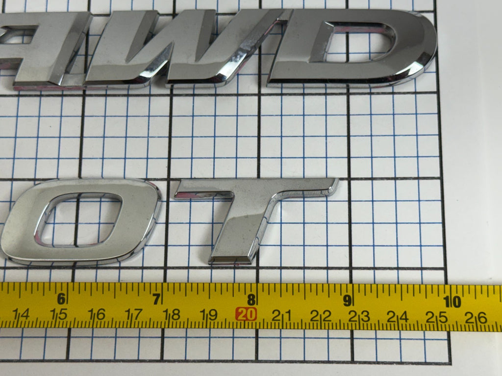 2016–2022 HONDA Pilot AWD rear trunk emblem badge logo OEM Full Set