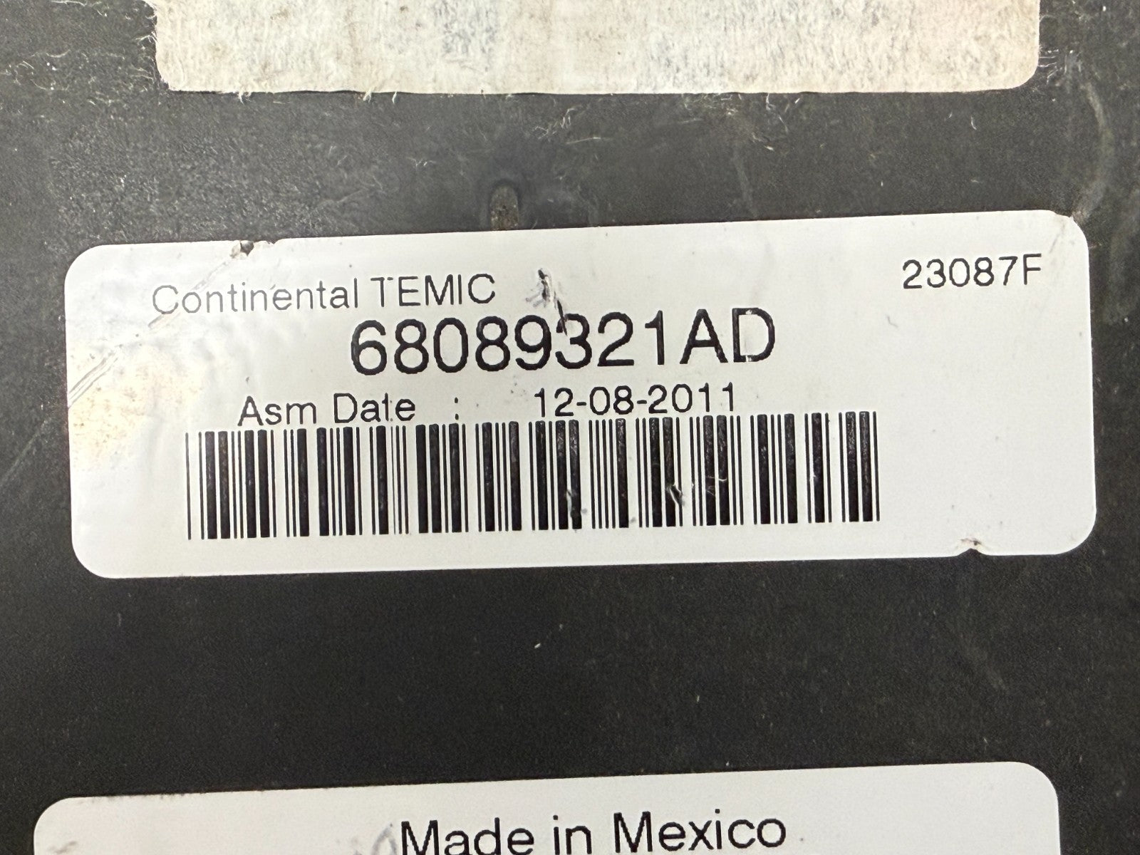 2012 DURANGO GRAND CHEROKEE TIPM INTEGRATED POWER MODULE FUSE BOX OEM 68089321AD