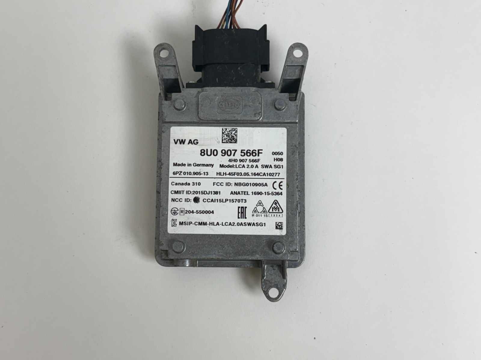 2015-2018 Audi Q3 Right Blind Spot Lane Change Radar Module 8U0907566F OEM