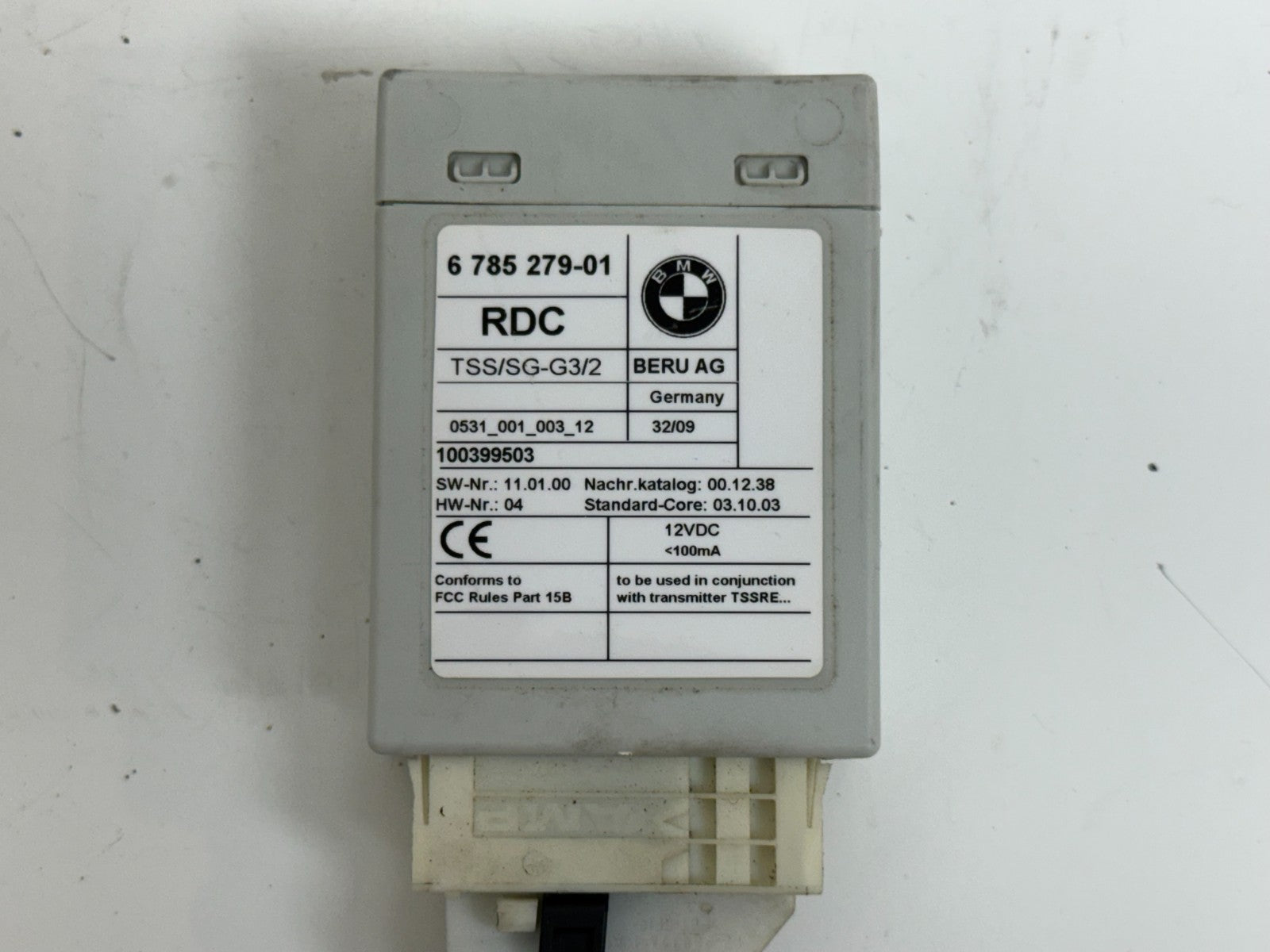 2007-2010 BMW 1 3 5 6 7 series OEM RDC TIRE PRESSURE MODULE with connector