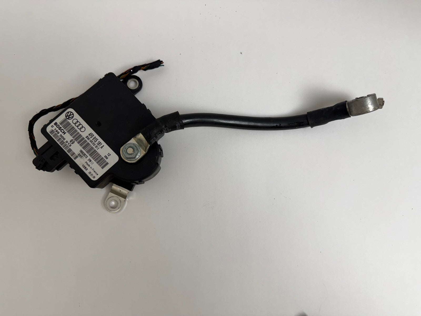 2005-2008 Audi A6 S6 Negative Battery Cable BEM Module 4F0971235 4F0915181A