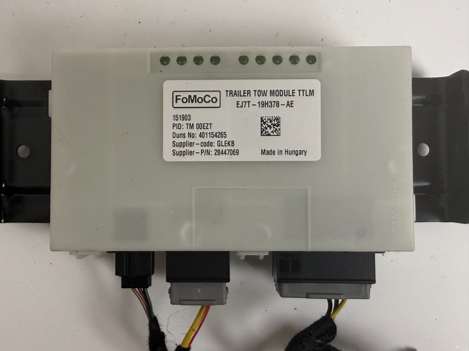 2015-2019 LINCOLN MKC OEM Trailer Tow Sway Control Module EJ7T-19H378-AE