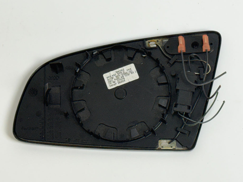 2005-2007 AUDI A6 OEM Right Heated Mirror Glass Auto Dim Passenger Side