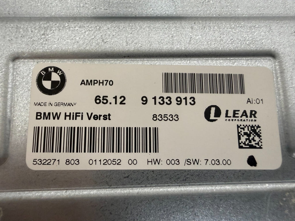 2007-2013 BMW X5 E70 OEM Lear HiFi Audio Amp Amplifier 65129133913