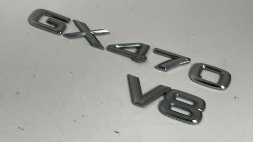 2003-2009 Lexus GX470 V8 rear trunk emblem letters only right side OEM