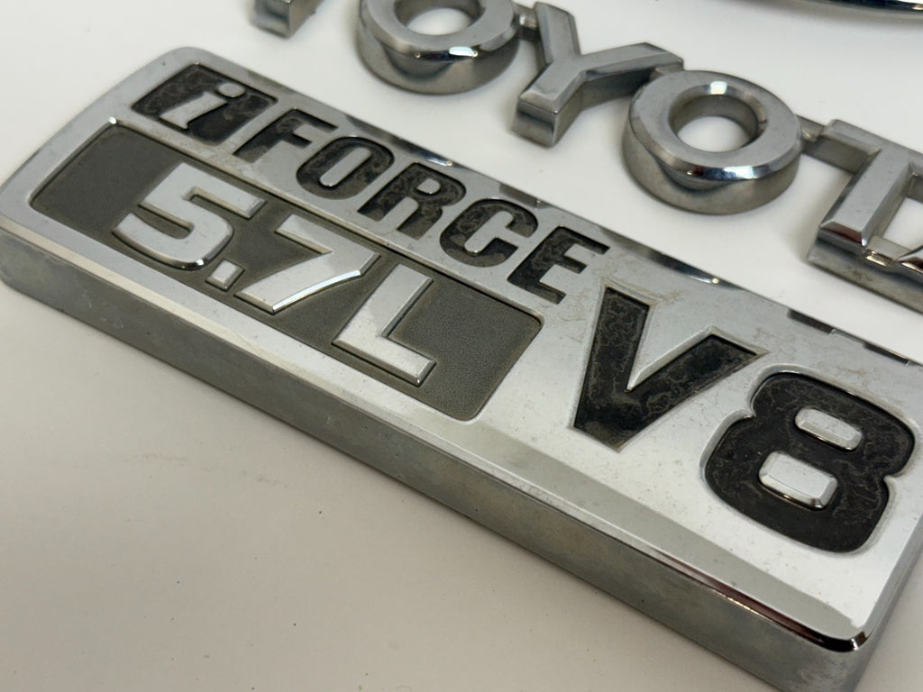 2008-2020 Toyota SEQUOIA iForce V8 5.7L OEM rear liftgate emblem set 75443-34030