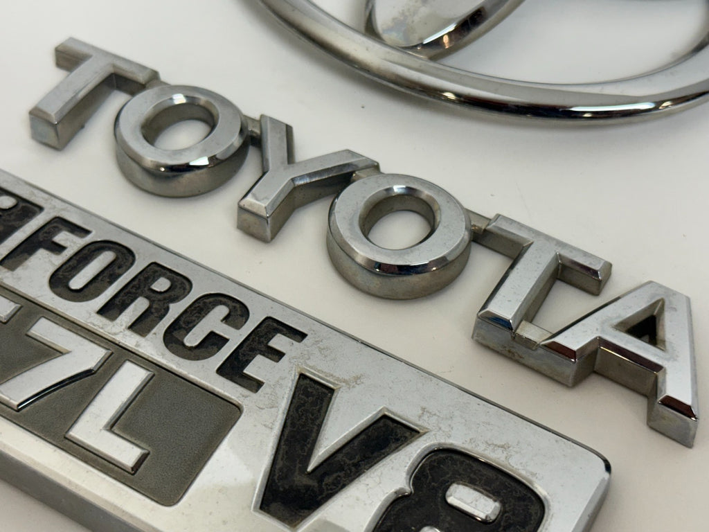 2008-2020 Toyota SEQUOIA iForce V8 5.7L OEM rear liftgate emblem set 75443-34030