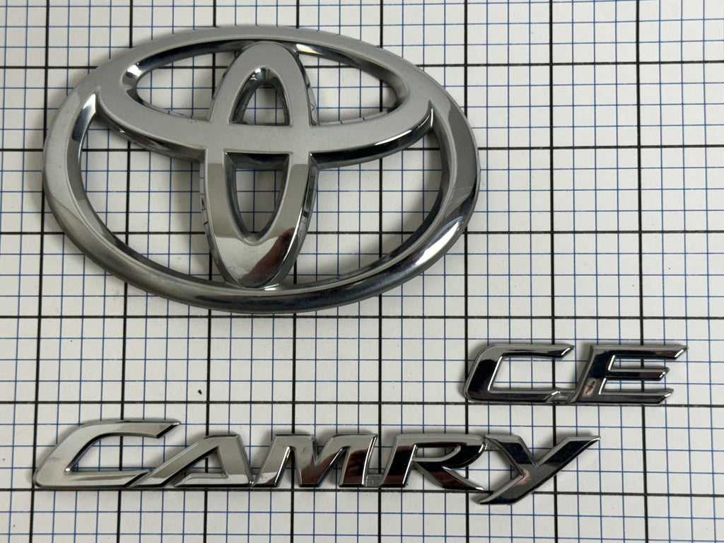2007-2011 Toyota Camry CE XV40 OEM rear trunk emblem full set 75442-06120
