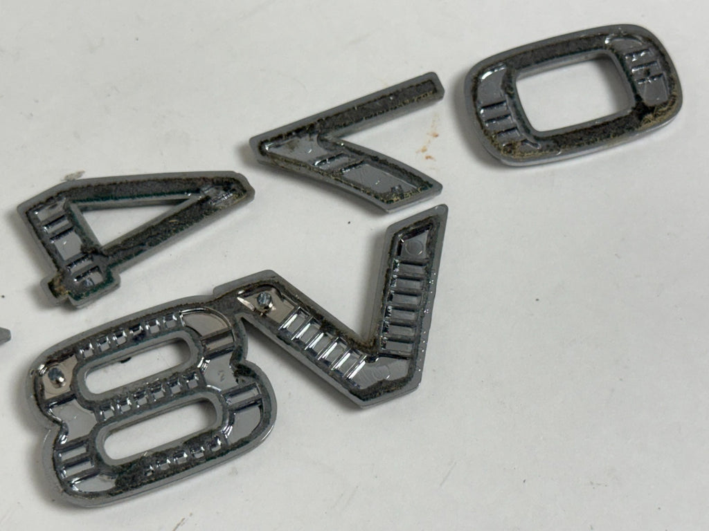 2003-2009 Lexus GX470 V8 rear trunk emblem letters only right side OEM