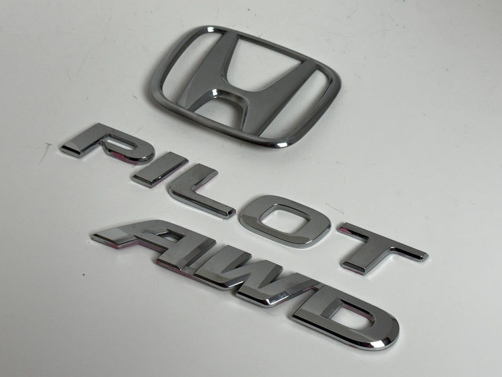 2016–2022 HONDA Pilot AWD rear trunk emblem badge logo OEM Full Set