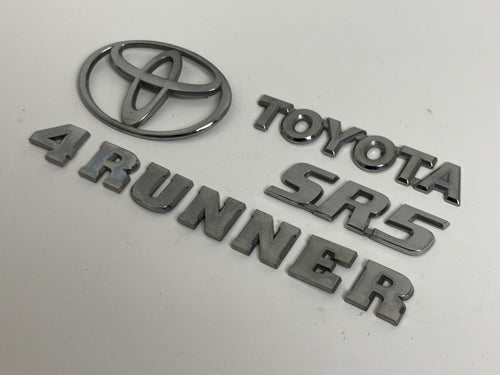 2003-2005 Toyota 4Runner SR5 OEM rear liftgate emblem set 75441-35020
