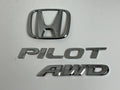 2016–2022 HONDA Pilot AWD rear trunk emblem badge logo OEM Full Set