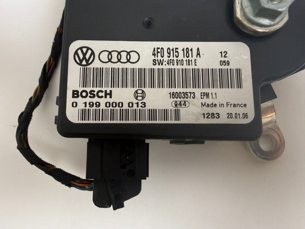 2005-2008 Audi A6 S6 Negative Battery Cable BEM Module 4F0971235 4F0915181A