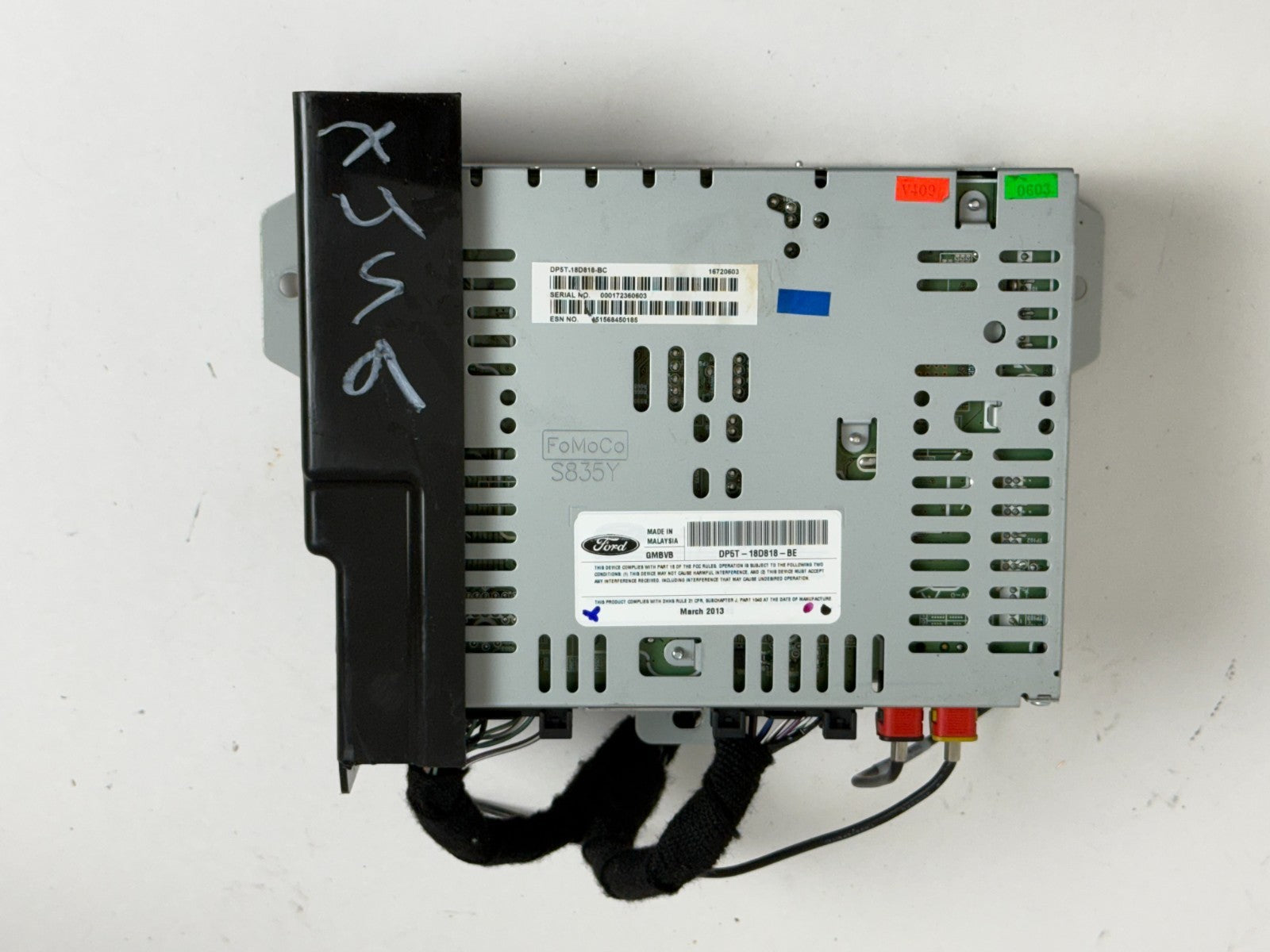 2013-2014 Lincoln MKZ  Multi Media  Sat Radio Receiver OEM DP5T-18D818-BE