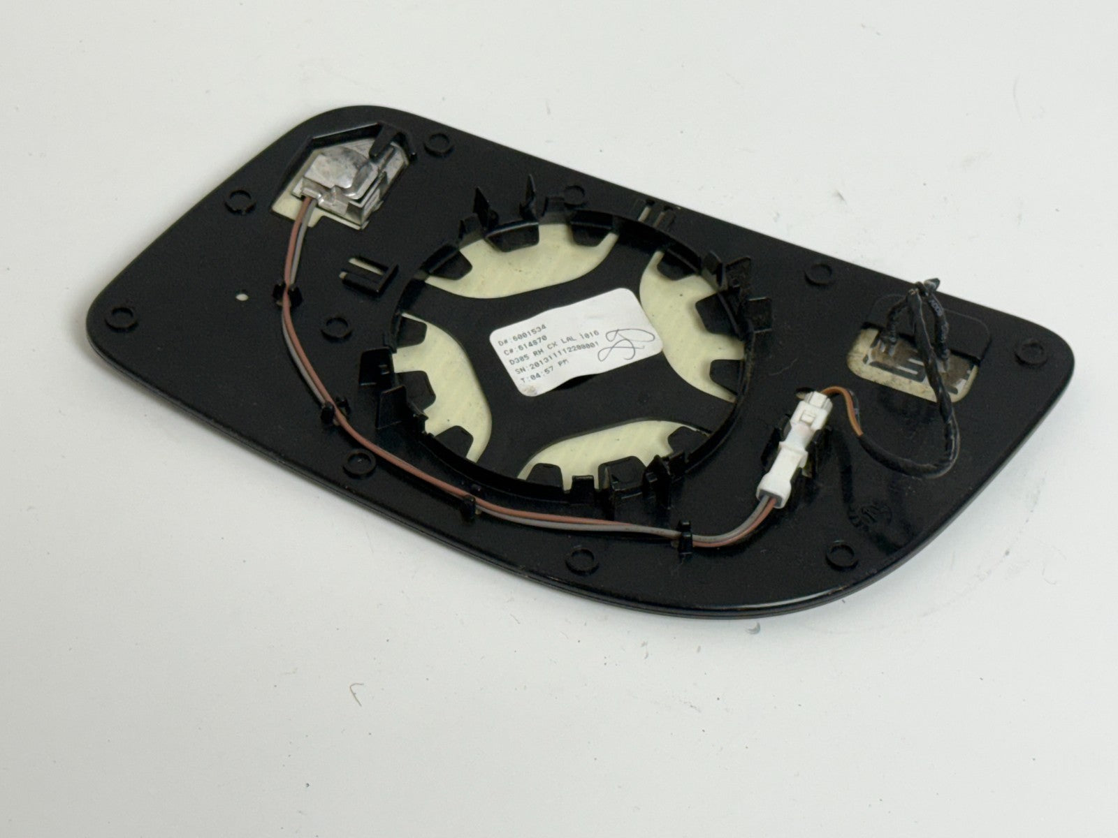 2009-2016 Lincoln MKS OEM Right Heated Blind Spot LED Mirror Glass SCRATCH