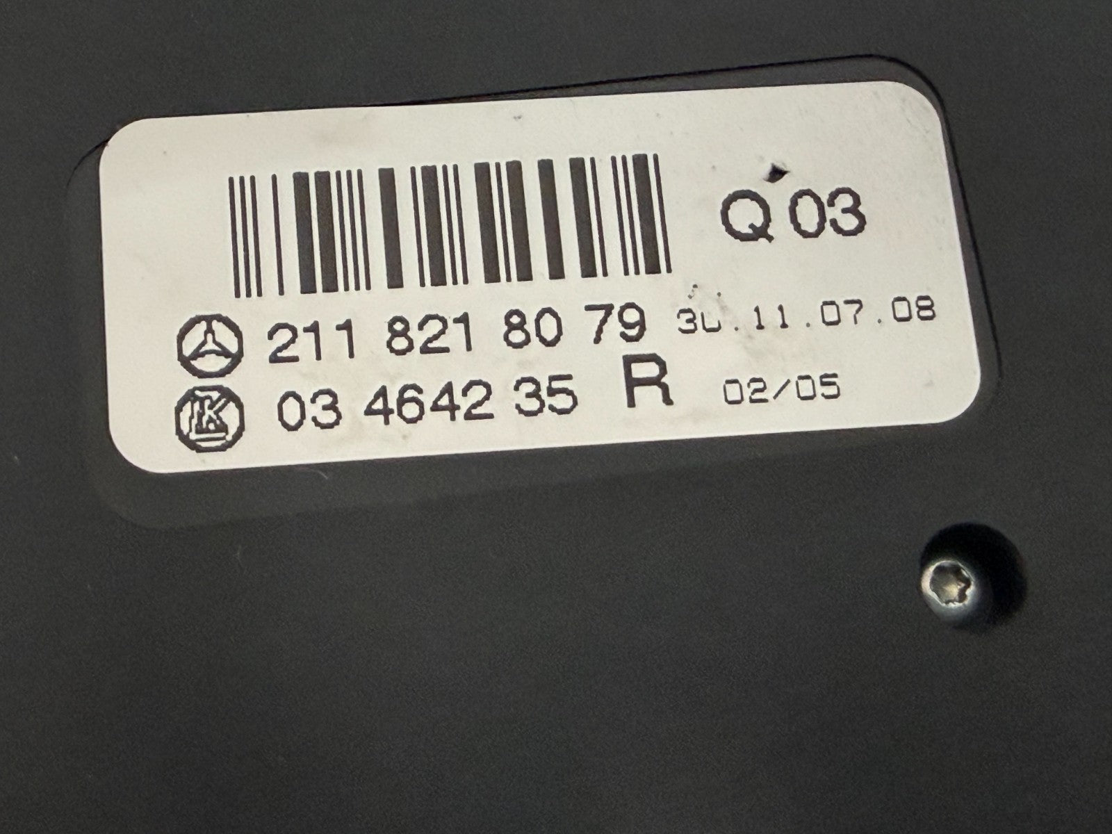 2003-2011 Mercedes CLS E Class Passenger Right Memory Seat Switch 2118218079 OEM