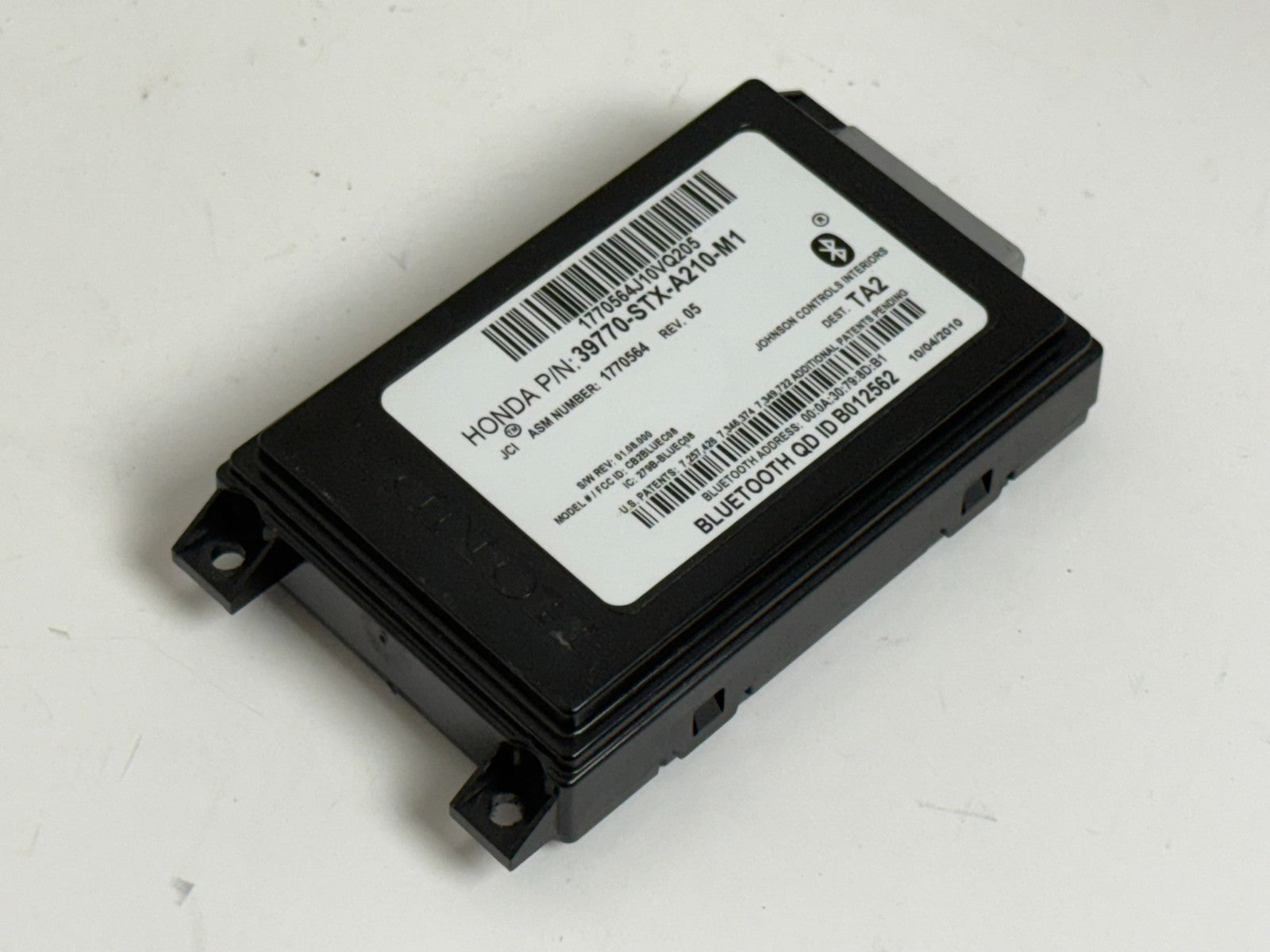 2010-2013 ACURA MDX TECH ADVANCE HFL HFT OEM Bluetooth Module 39770-STX-A210-M1