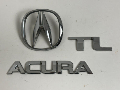 2004-2006 Acura TL trunk emblem logo OEM full set 75701-SEP-A00