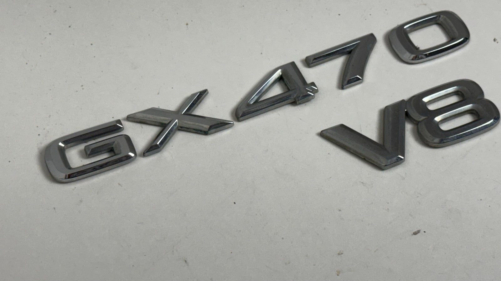 2003-2009 Lexus GX470 V8 rear trunk emblem letters only right side OEM