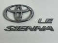 2004-2010 Toyota Sienna LE XL20 OEM rear liftgate emblem set 75441-08030