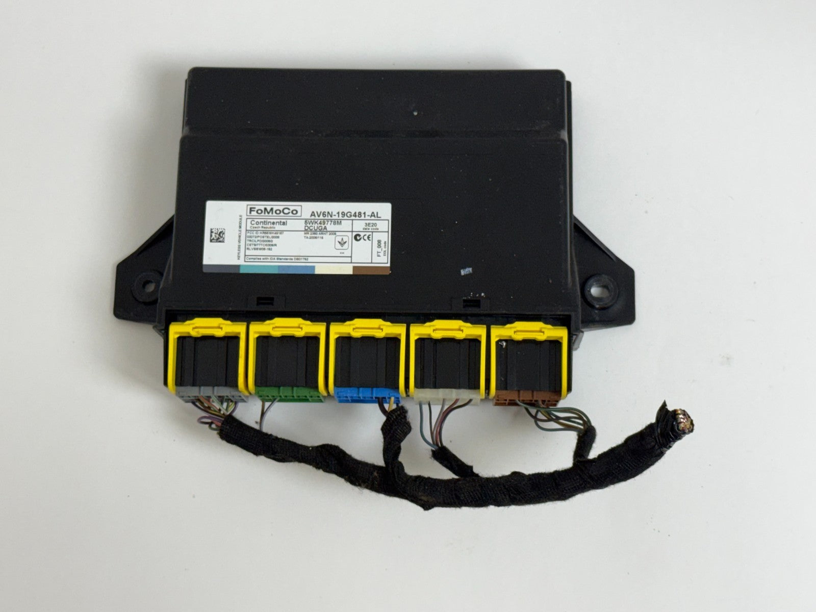 2012-2018 Ford Focus C-Max Escape Passive Keyless Entry Module AV6N19G481AL OEM