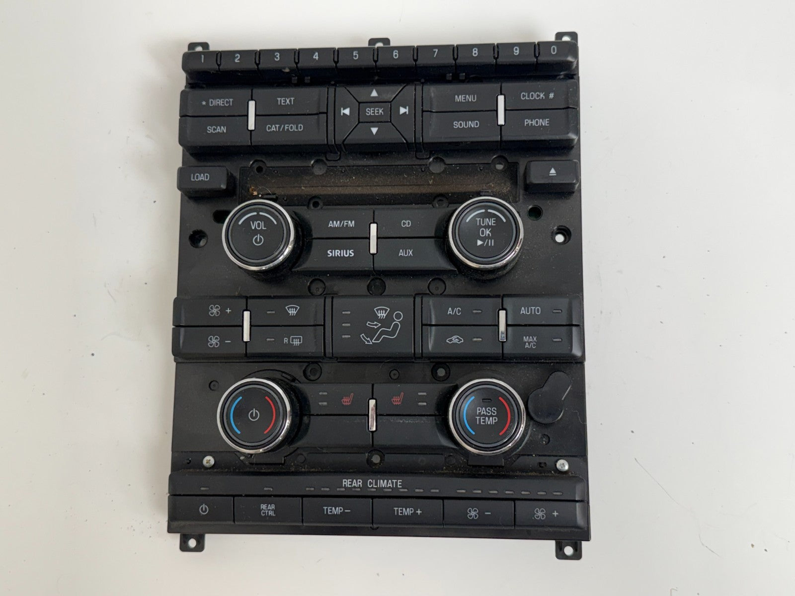 2009-2012 Ford Flex Dash AC Seat Heater Radio CD Control Panel 8A8T-18A802-CF