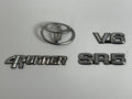 1990-1995 Toyota 4Runner V6 SR5 OEM rear liftgate emblem set 75441-89103