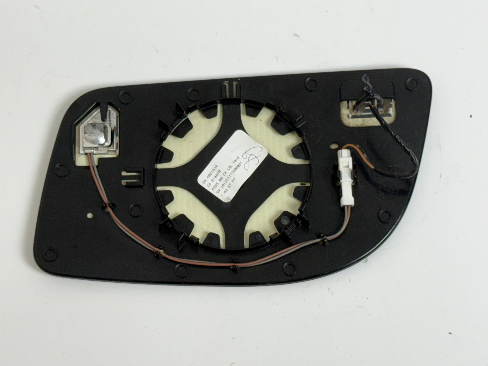 2009-2012 Lincoln MKS OEM Right Heated Blind Spot LED Mirror Glass SCRATCH
