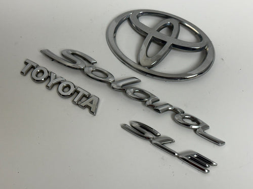 2004-2007 Toyota Solara SLE XV30 OEM rear liftgate emblem set 75442-AA040