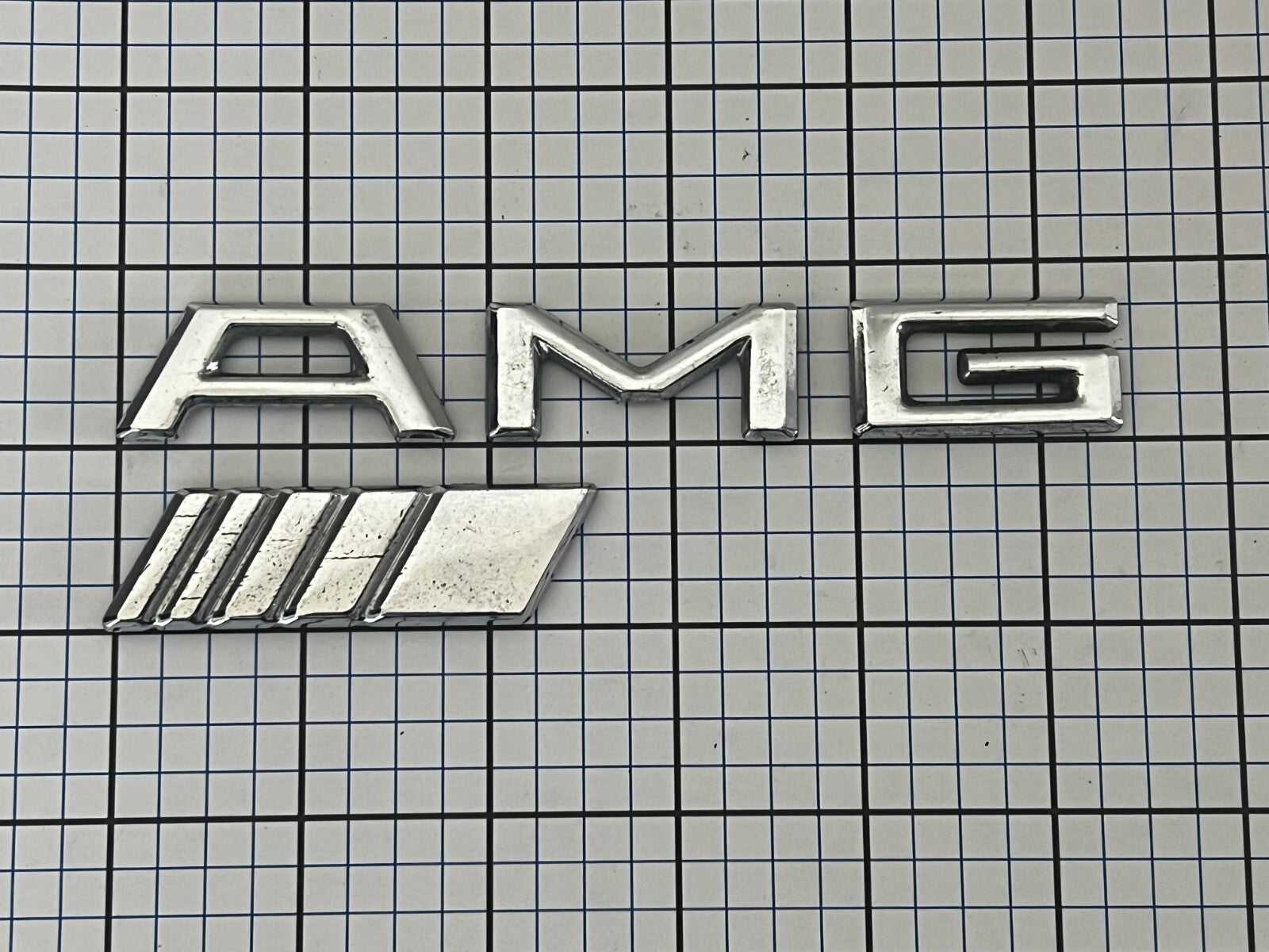 Mercedes Benz AMG rear emblem  badge logo letters OEM Genuine