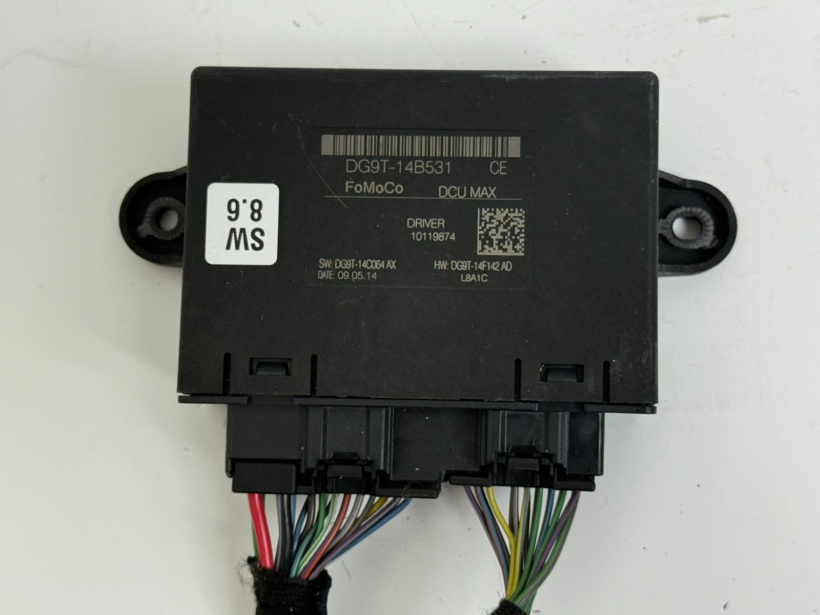 2013-2016 Ford Fusion Lincoln MKZ Driver Door Control Module DG9T-14B531-CE OEM