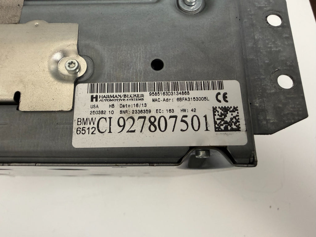 2010-2014 BMW X5 E70 E71 OEM Cic Head Unit Navigation System Cd Player Radio Fm