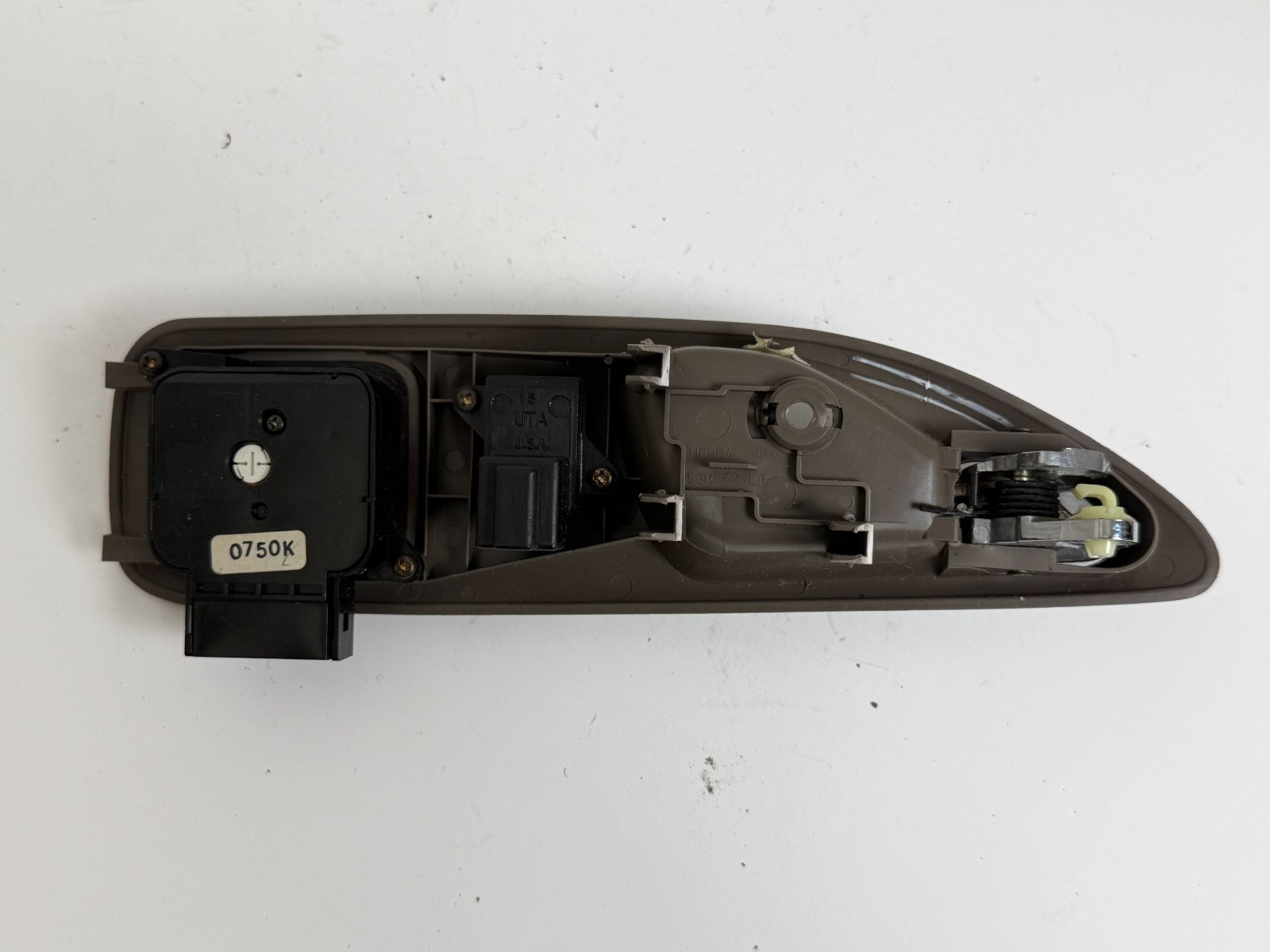 2001-2003 Acura 3.2CL CL Interior Door Handle Left Driver Side Chrome Lock Taupe