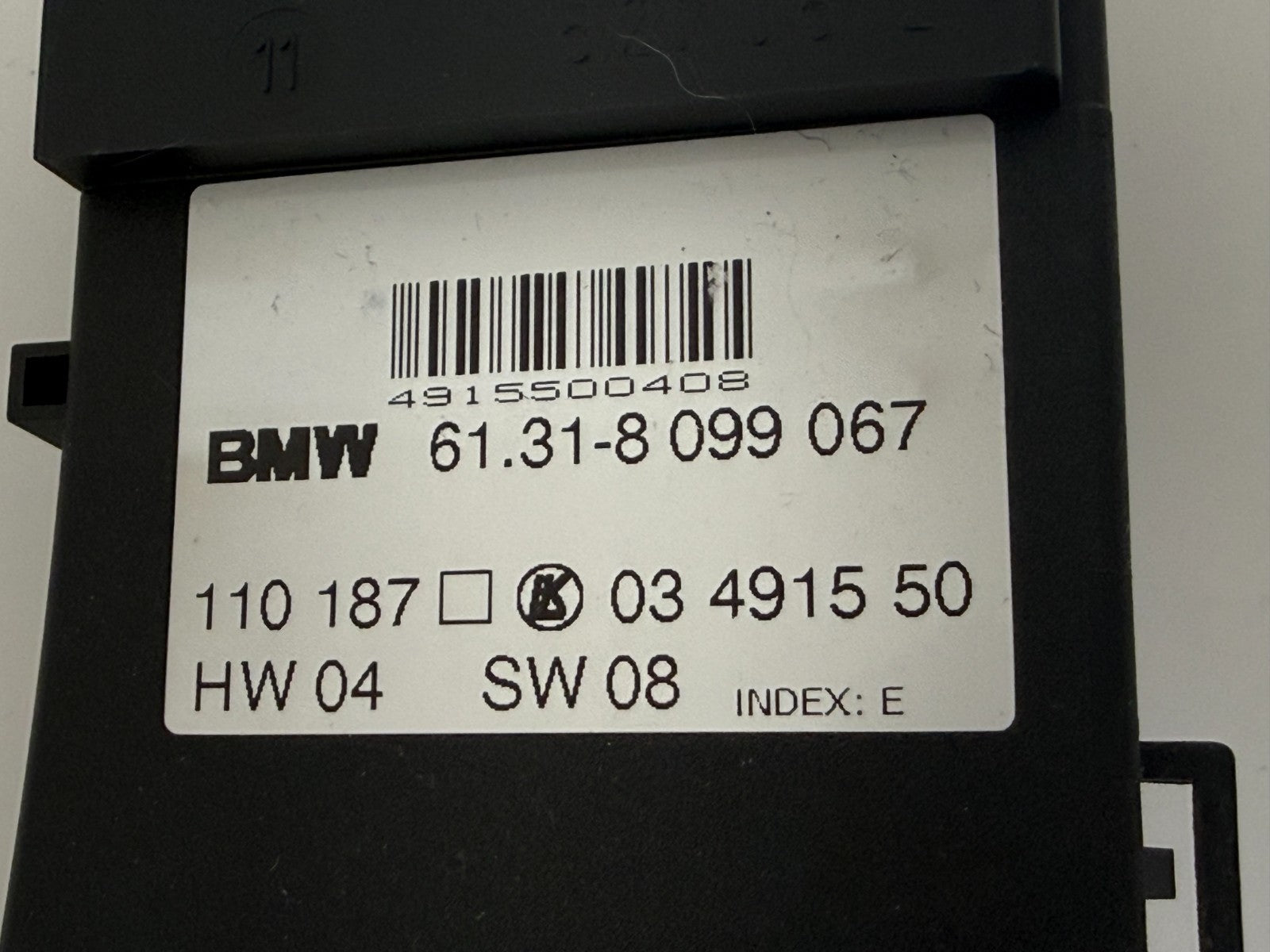 1999-2002 BMW Power Seat Switch Control 61318099067 Front Left OEM