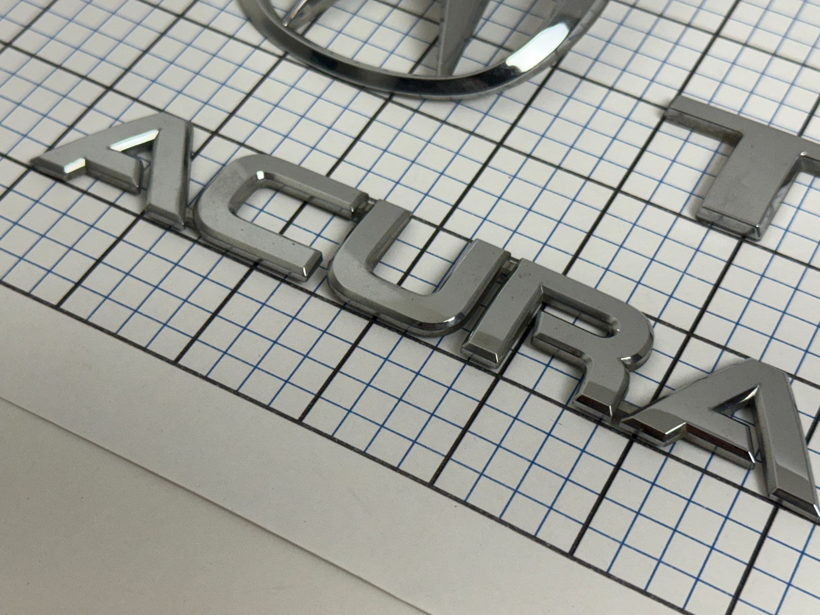 2004-2006 Acura TL trunk emblem logo OEM full set 75701-SEP-A00