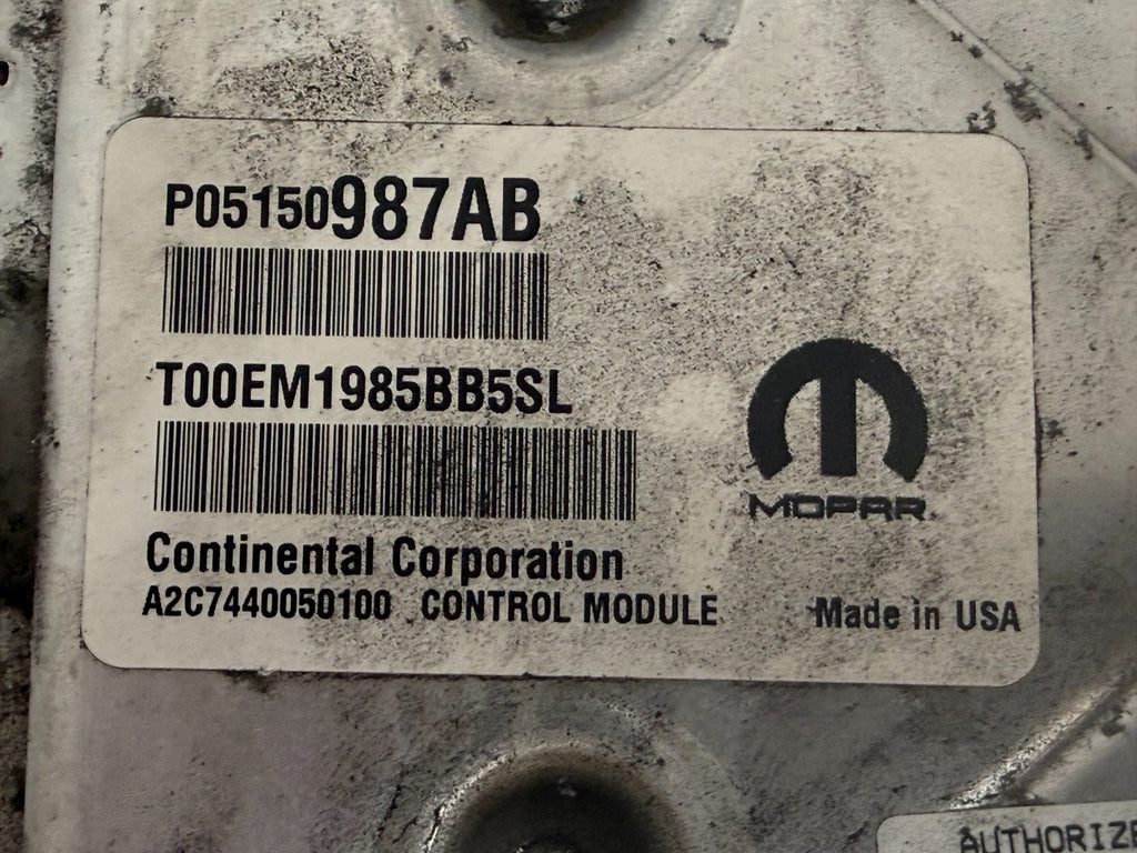 2015 Dodge Durango Jeep Grand Cherokee 3.6L PCM ECU ECM P68230007AC OEM