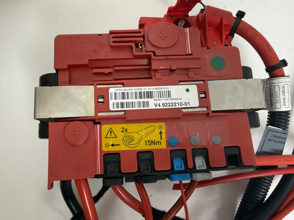 2010-2013 BMW X5 E70 OEM Positive Negative Battery Cable Terminal