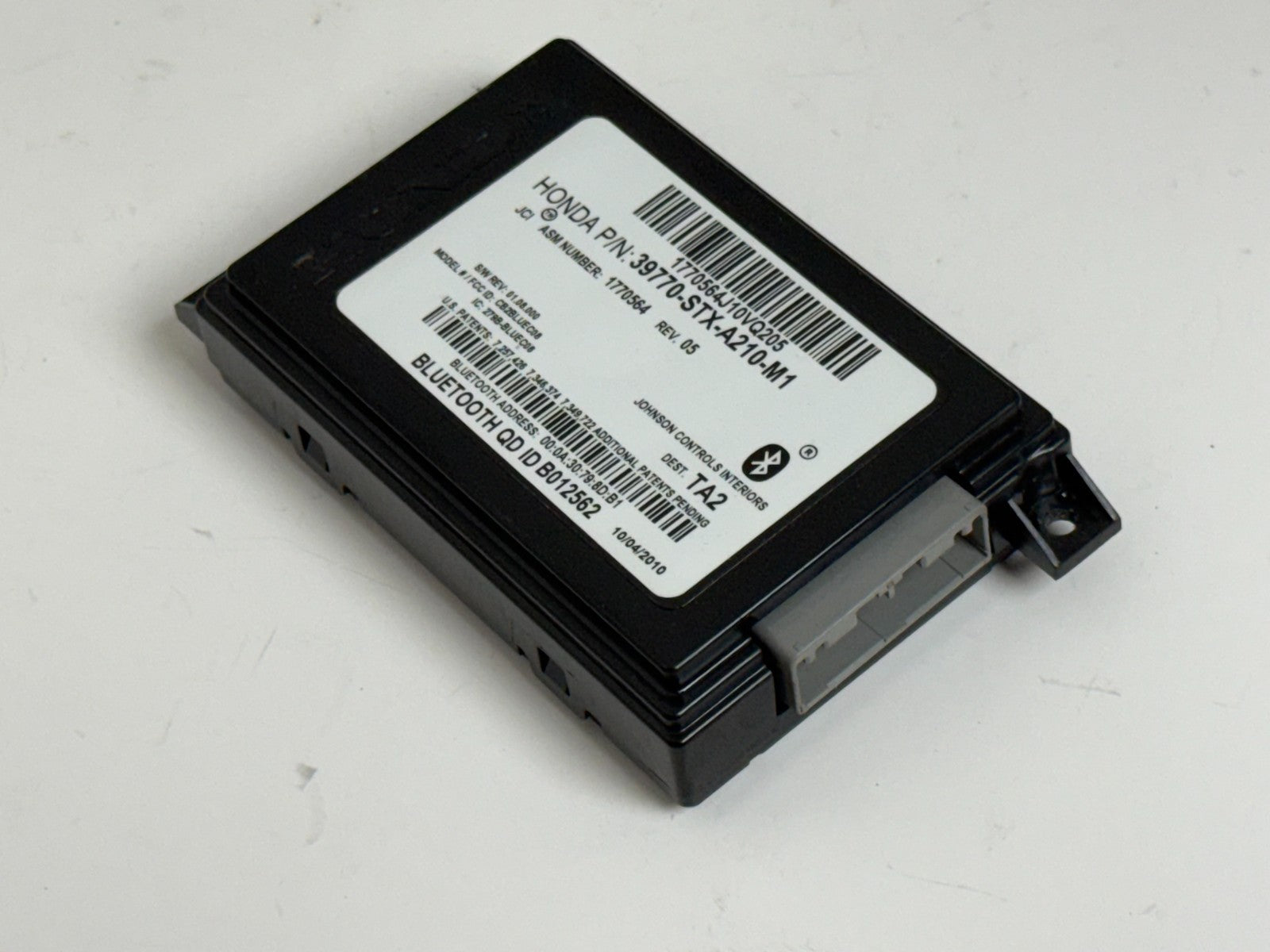 2010-2013 ACURA MDX TECH ADVANCE HFL HFT OEM Bluetooth Module 39770-STX-A210-M1