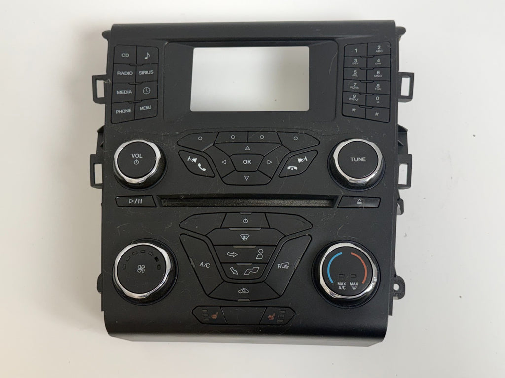 2013-2016 Ford Fusion OEM AC Radio Control Dash Panel Assembly DS7T-18E243-KU