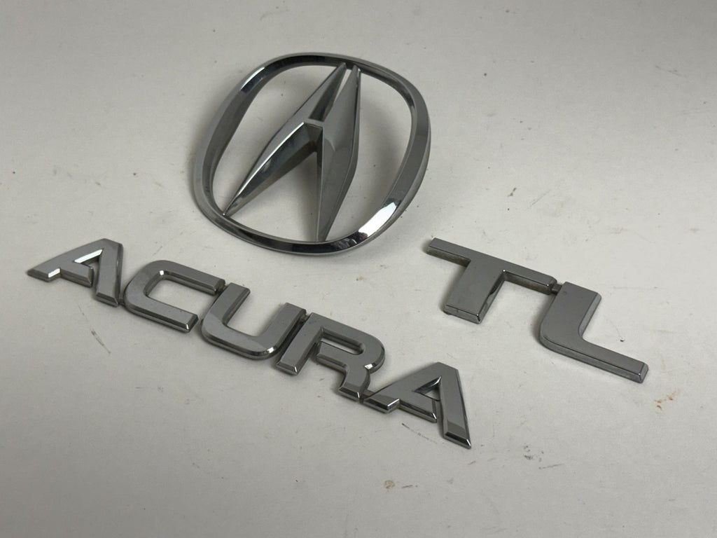2004-2006 Acura TL trunk emblem logo OEM full set 75701-SEP-A00