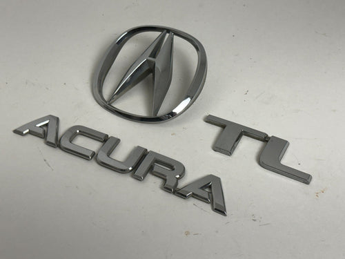 2004-2006 Acura TL trunk emblem logo OEM full set 75701-SEP-A00