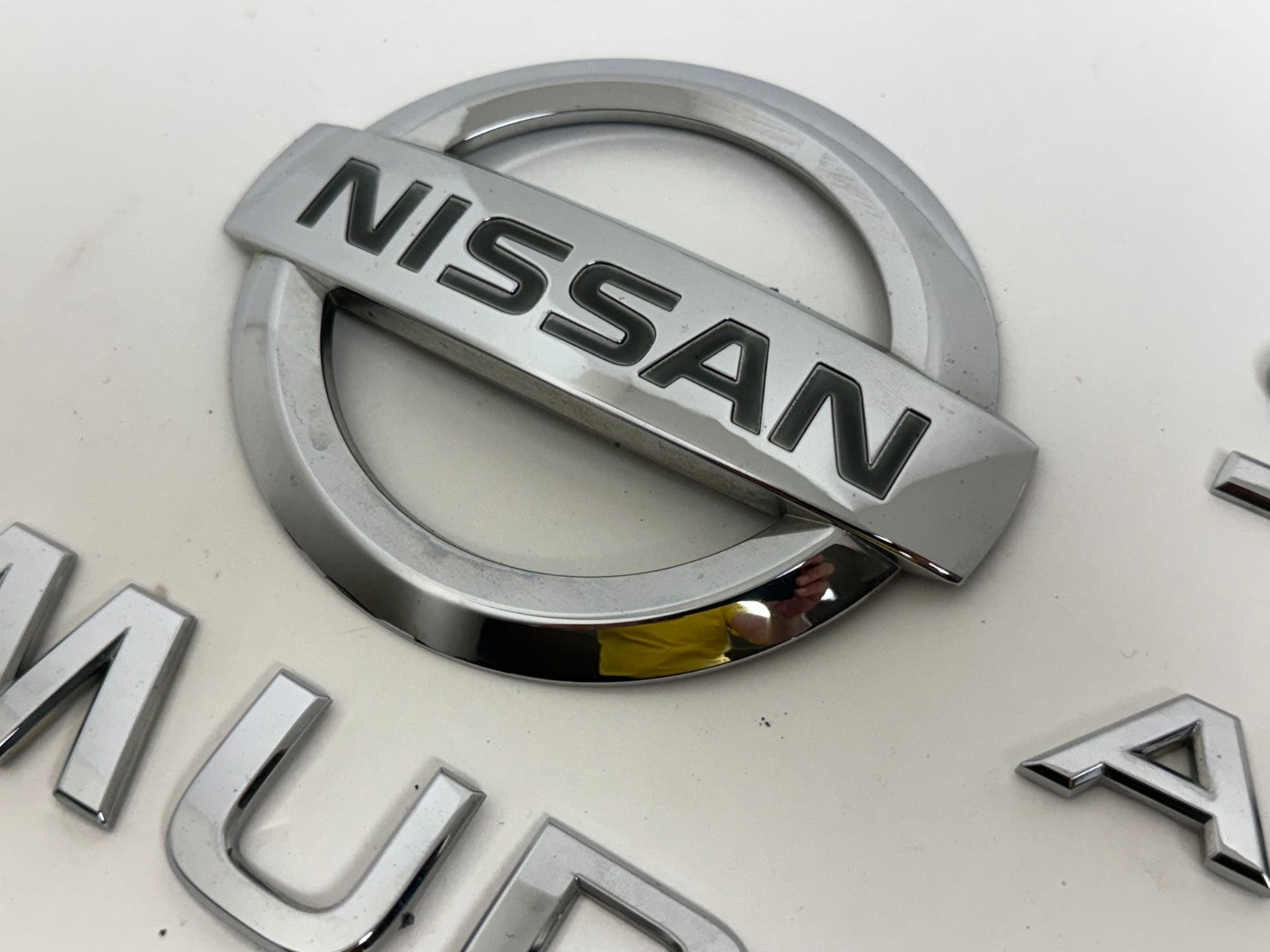 2009-2012 Nissan Murano SL AWD Rear Trunk Emblem Badge Set OEM 90894-1AA0A