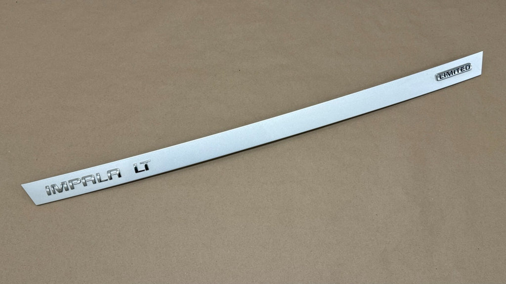 2009-2013 CHEVROLET CHEVY IMPALA LIMITED Rear Deck Trim Molding Trunk SILVER