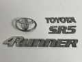 2001-2002 Toyota 4Runner SR5 OEM rear liftgate emblem set 75441-35010