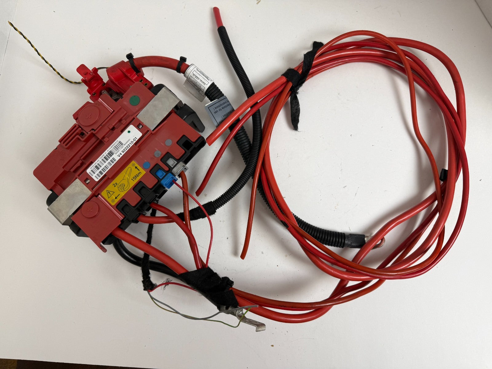 2010-2013 BMW X5 E70 OEM Positive Negative Battery Cable Terminal