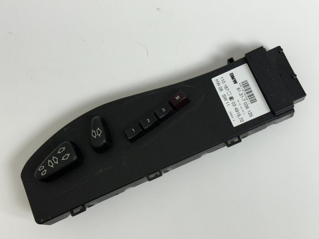 1999-2002 BMW E46 3 series Power Seat Switch Control 61317036125 Front Left OEM