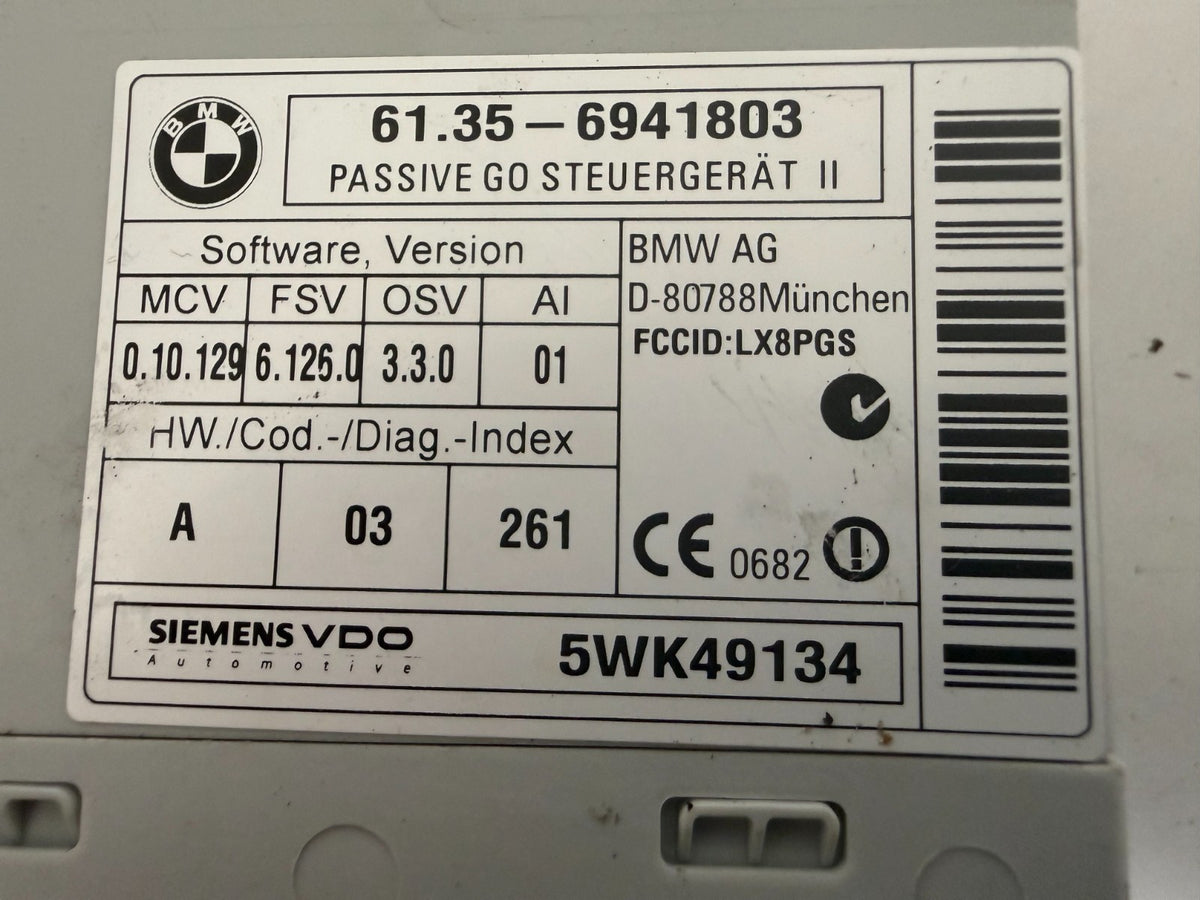 2002-2008 BMW 7 Series E65 E66 Passive Go Comfort Access Module 6941803 OEM